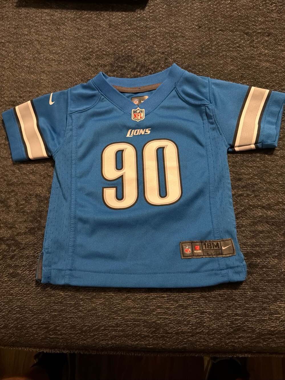 Nike Detroit Lions Ndamukong Suh #90 Infant Toddler Football Jersey 18M